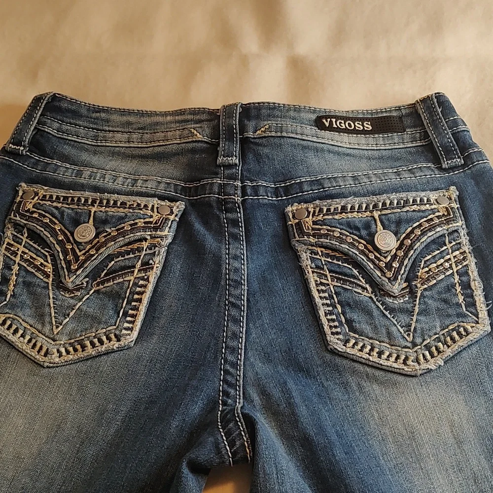 Vigoss slim boot Heritage Fit jeans Size 6 L32 - Picture 4 of 7